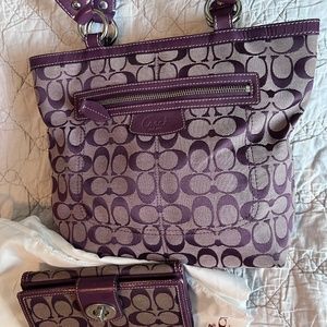 Coach Purse with Wallet